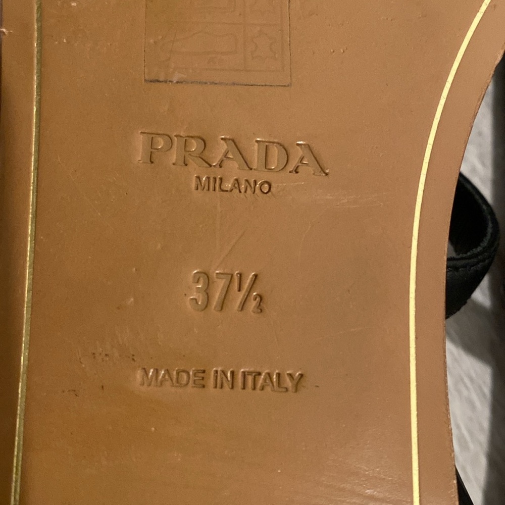 Black Prada Gladiator Sandals - Picture 7 of 13